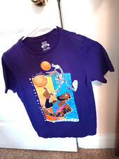 Space Jam Boys New Legacy T-shirt size L 10/12 Color Purple Space Jam