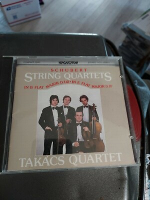TAKACS QUARTET CD SCHUBERT STRING QUARTETS IN B FLAT MAJOR D 112 IN E FLAT MAJOR