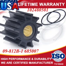 New Water Pump IMPELLER KIT 09-812B-1 For Johnson F6 Series F6B-9 102480501 812B