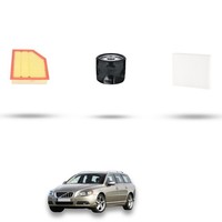 Hoffcar Wartungskit - 3 Filter Kompatibel Mit Volvo V70 III 1.6 T4 132Kw Ab