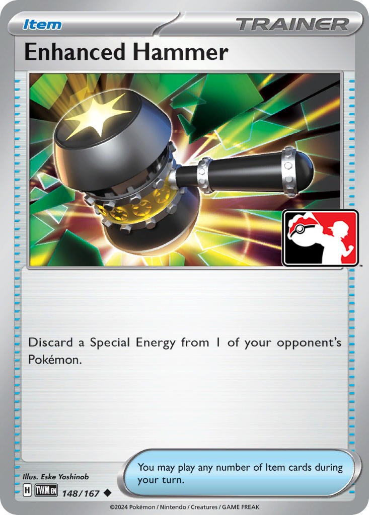 Enhanced Hammer (148/167) Uncommon NM Prize Pack Series Cards Pokemon TCG