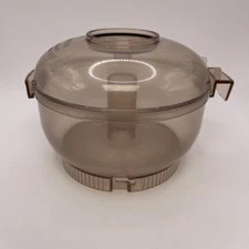 Sunbeam Oskar Food Processor Replacement Parts Amber Bowl and Lid Model 14081