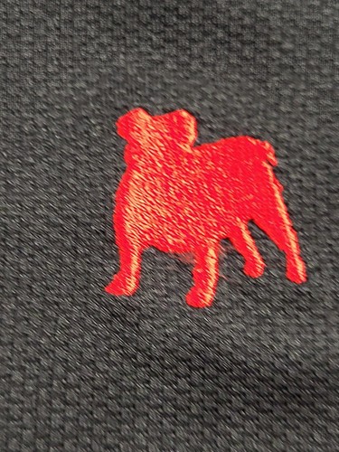 Georgia Bulldogs Golf Polo Herren Dri-Fit schwarz rot UGA Größe XXL - Bild 2 von 14