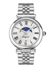 Ferragamo Womens Stainless Steel 40mm Bracelet Fashion Watch