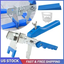 Saker Tile Leveling System 1/16Inch with Tile Plier 500pcs Tile Leveler Space OY