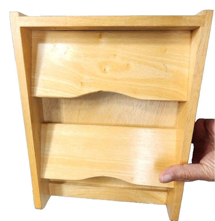 ВИНТАЖНЫЙ POMERANTZ ДЕРЕВЯННЫЙ НАСТЕННОЕ КРЕПЛЕНИЕ КЛЮЧ КОРОБКА ПИСЬМО ОРГАНАЙЗЕР ДЕРЖАТЕЛЬ 10 X 8» - Изображение 2 из 4