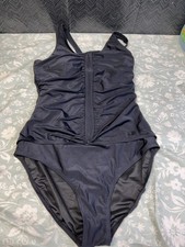 Women  s Swimsuit Swimwear Large Black One Piece