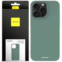 Spacecase SilikonhüLle FüR Iphone 15 Pro Max DunkelgrüN