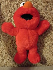 Sesame Street Tickle Me Elmo Surprise 13" Talking Plush 2000 Fisher Price Tested