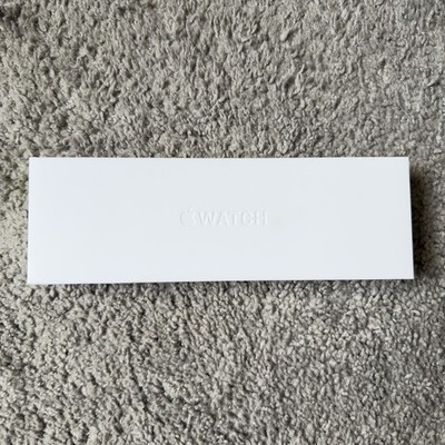 Apple Watch Series 9 GPS 41mm Silver Aluminum Storm Blue Sport Band S/M NEW