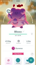 Pok�mon Trade Go Level 50- Dynamax Blissey With 3 Moves
