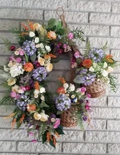Flower Wreath Summer Garden Foral Arrangement