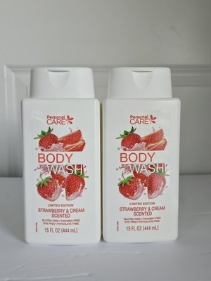Personal Care  Strawberry & Cream Body Wash 15fl.oz (Limited Edition) Set Of 2