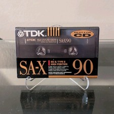 TDK SA-X 90 High Position IEC II/Type II Recordable Audio Cassette Tape