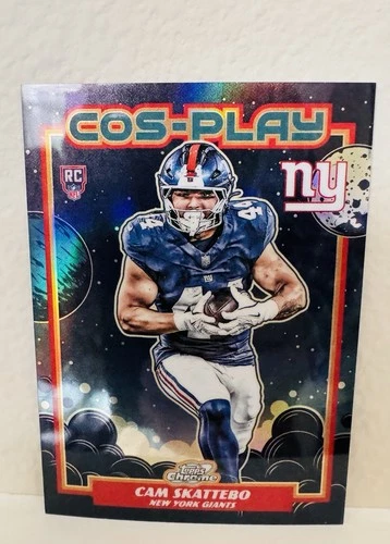 2025 Topps Cosmic Chrome Cam Skattebo Base (RAW)