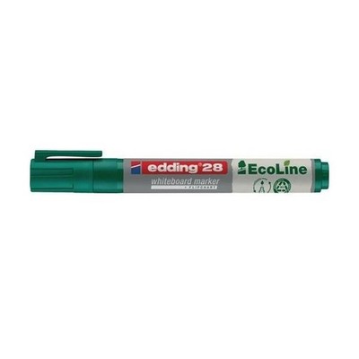 10 Stk. Edding Whiteboardmarker 28 EcoLine grün Strich-B.1,5-3mm Rundspitze
