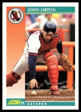 1992 Score John Orton California Angels #712