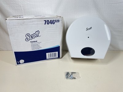 Toilettenpapierspender weiß Wandmontage Scott Control 7046 abschließbar hygienisch