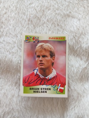 Panini Sticker EM 1996 signiert Brian Steen Nielsen Dänemark NEU 
