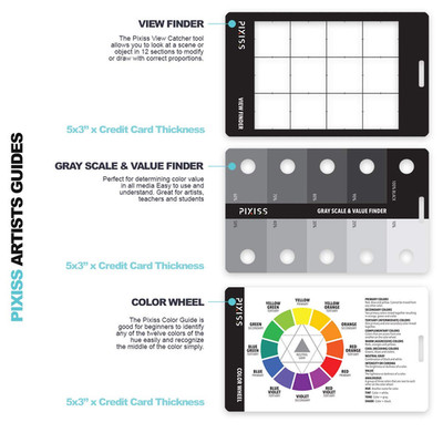 Grey Scale Value Finder, Color Wheel, Artists View Catcher Finder Viewfinder ...