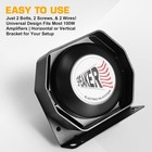 2x Compact High-Performance PA Siren Horn Speaker [Ultra Slim] [8 Ohms] US STOCK — photo 2