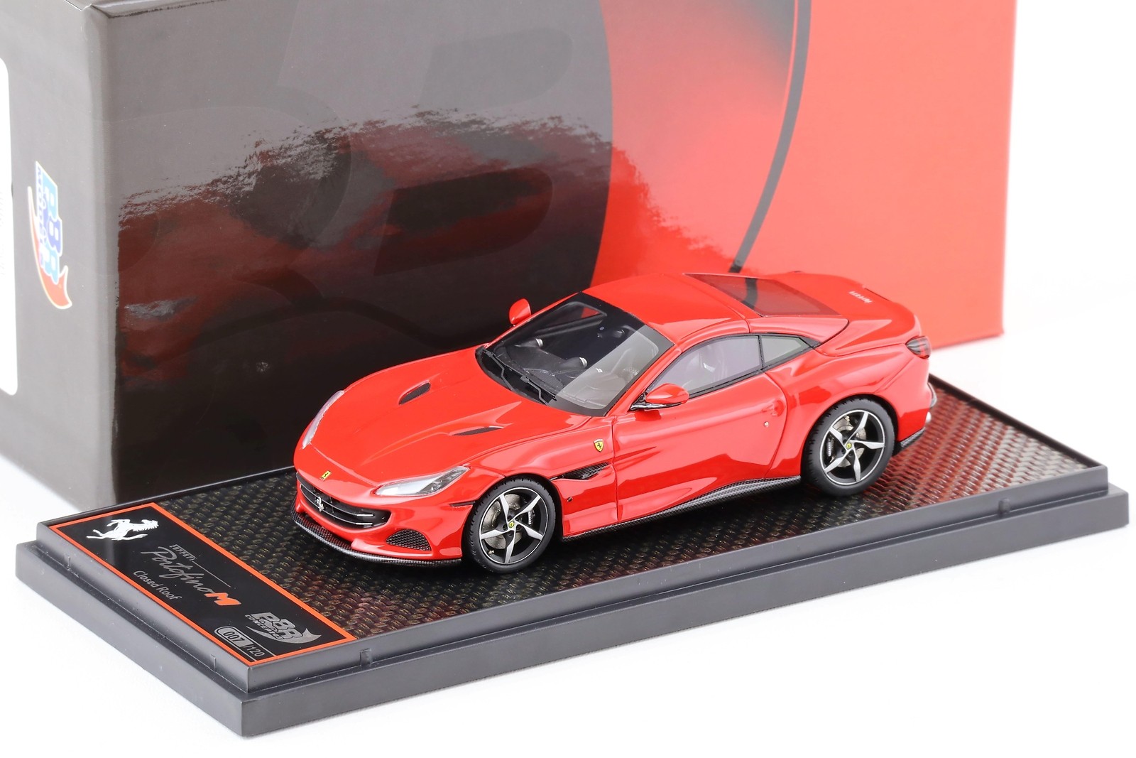 1:43 BBR Ferrari Portofino M Spider Tetto Chiuso Rosso Corsa - Limited 120 Pcs.