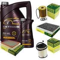 Mann Inspektionspaket 6L Mannol Extreme 5W-40 FüR Opel Zafira B 1.7 Cdti