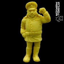 Space Battleship Yamato - Juzo Okita Yellow Vintage Keshigomu Figure 1.75in