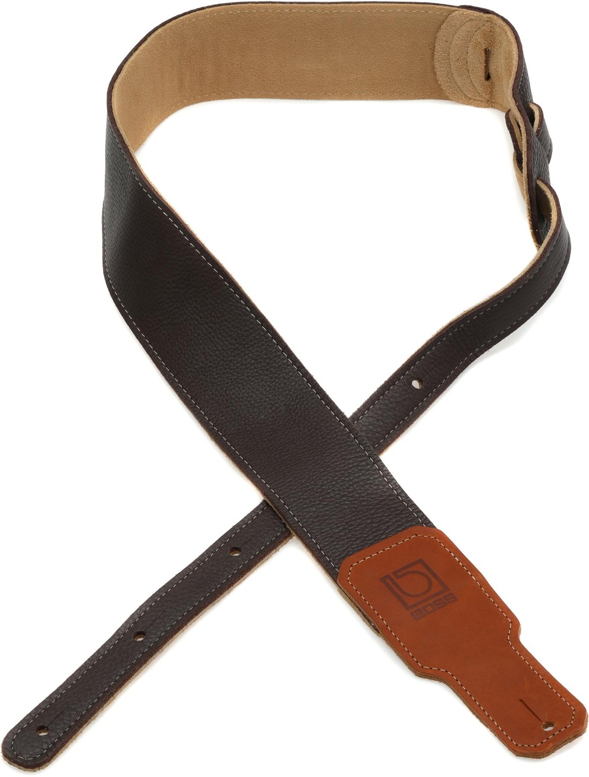 Кожаный ремешок для гитары Boss Premium - коричневый 11890₽