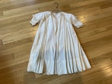 Antique Silk Christening Gown Coat Best  co. Lilliputian Bazaar