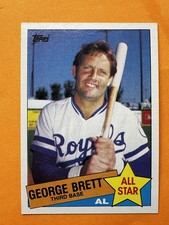 1985 Topps #703 George Brett. Set break Mint-Gem