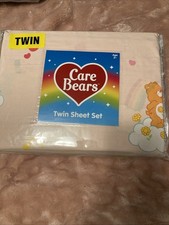 Care Bears TWIN SIZE Bedding Set Sheets Pillow Case NEW 