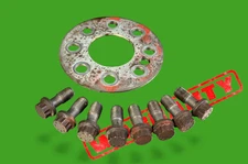 91-95 mercedes r129 300sl 300sd s350 fly wheel spacer washer with bolts set lot