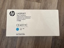 HP 507A CE401A Cyan Toner Laserjet Enterprise M551 M570 M575 Genuine