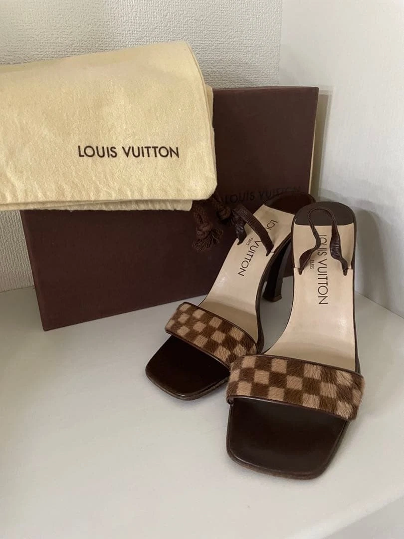 Louis Vuitton Damier Shoes In Women's Sandals & Flip Flops for