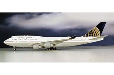 JC2UAL204 JC Wings 747-400 1/200 Model N121UA United Airlines