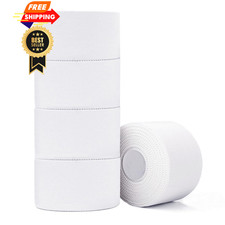 ADMITRY Athletic Tape,5 Pack White Sports Tape White(cotton)-5 Rolls 