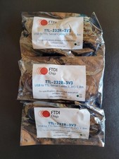 Lot of 3 New FTDI chip TTL-232R-3V3 USB to TTL Serial Cables 1.8m