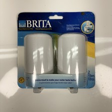 Brita Faucet Replacement Filter 2 Pack Water Filtration System NEW