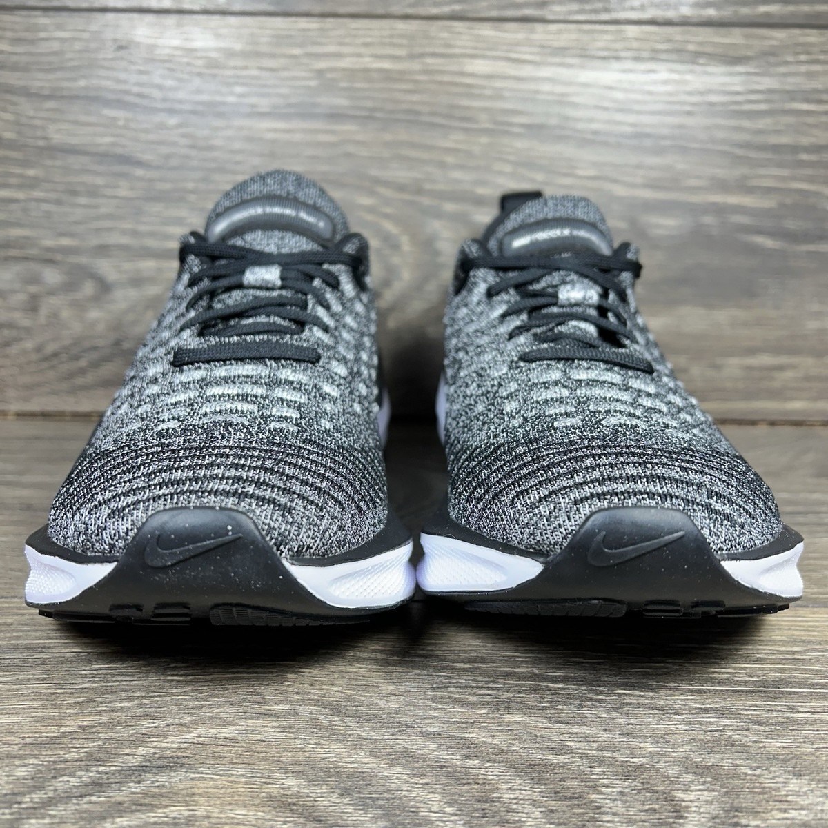 Nike ReactX Infinity Run 4 Oreo Black White Gray Sneakers size W 7 / M 5.5 Trying NEW Nike REACT X in the Nike Infinity Run 4! - YouTube main image 2