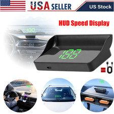 Gps Hud Speedometer Mph Windshield Display Plug Play No Obd For Car Truck Suv
