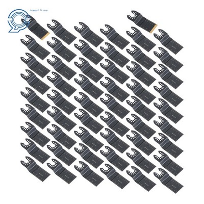 55 PCS Oscillating Saw Blades Quick Release Multitool Blades Kit for Wood, Metal