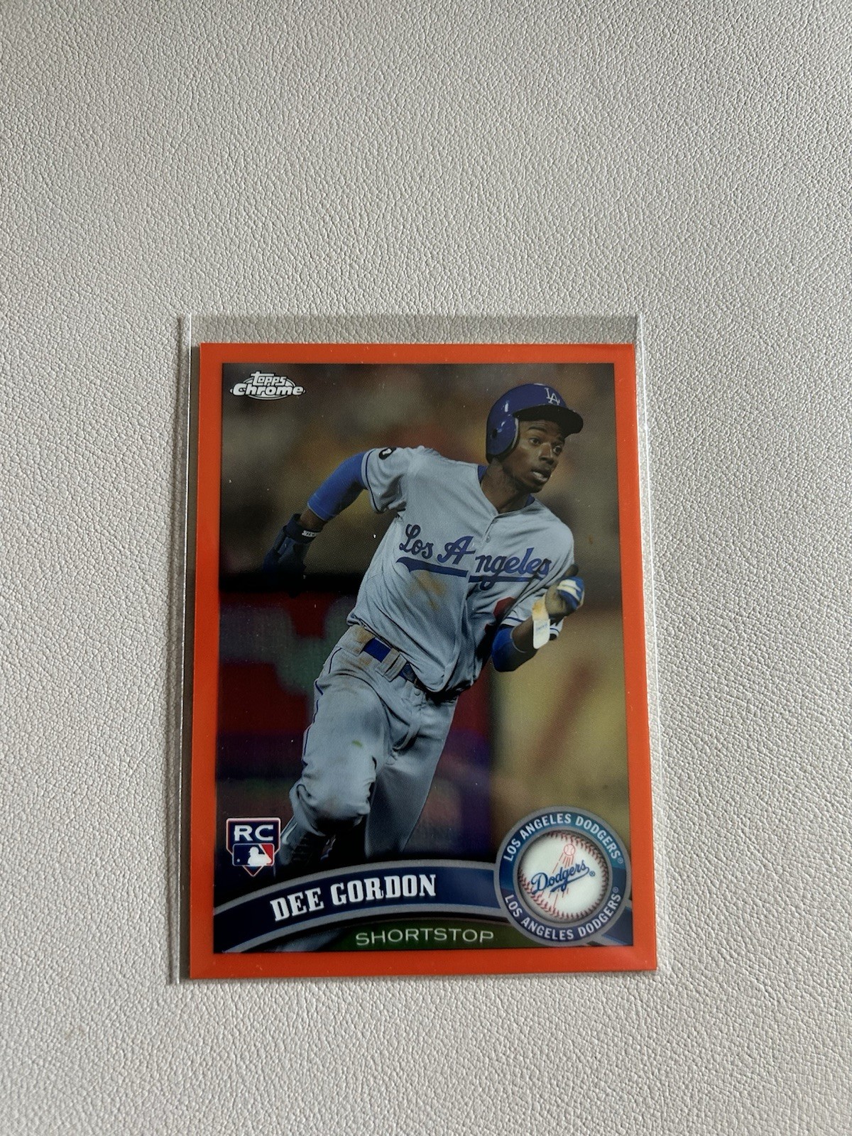 2011 Topps Chrome - Dee Gordon #212 Orange Refractor (RC)