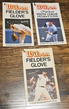 Lot Of 3 Wilson Glove Tags Brett Ron Tommy John Baseball MLB