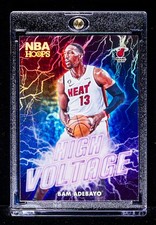Bam Adebayo RARE REFRACTOR COLORBLAST PRIZM INVESTMENT CARD Miami Heat SSP