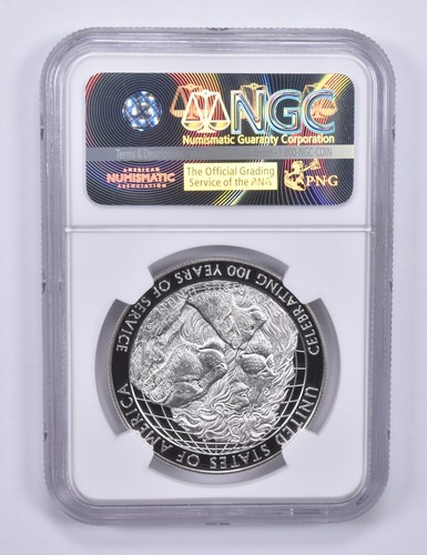 2017-P Lions Club Centennial Commemorative Dollar PF70 UCAM NGC *0558 - Picture 2 of 5