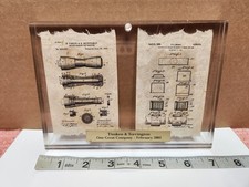 2003 Timken & Torrington Blueprint Patent Desktop Paperweight February 2003