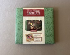 Christmas Instant Scrapbook Complete, 20 Designed  Embellished Pages, Brand New