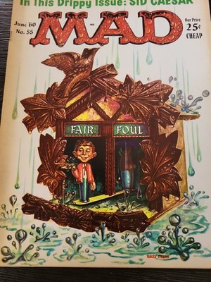 MAD Magazine ''Fair / Foul Cuckoo Clock Issue'' #55 June 1960 