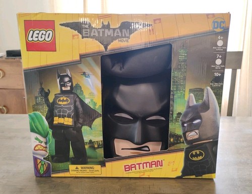 Lego Batman Kostüm Größe 10+ Neu in ungeöffneter Verpackung mit Maske Handschuhe Cape...